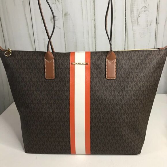 Michael Kors Travel Tangerine Tote NWT - Picture 2 of 9